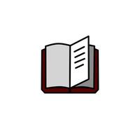 book illustration, book icon with an elegant concept, suitable for simple designs vector