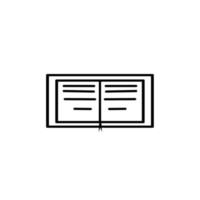 book illustration, book icon with an elegant concept, suitable for simple designs vector