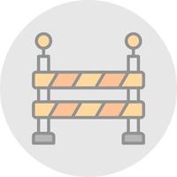 Barrier Vector Icon Design