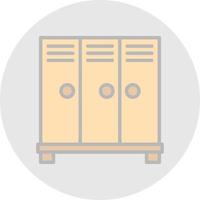 Locker Vector Icon Design