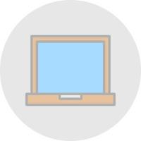 Laptop Screen Vector Icon Design