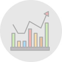 Stock Market Vector Icon Design