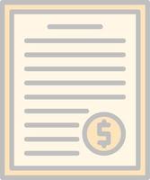 Invoice Vector Icon Design