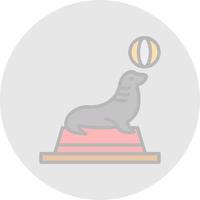 Seal Vector Icon Design