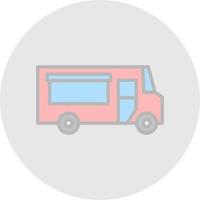 Food Truck Vector Icon Design