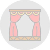Stage Vector Icon Design