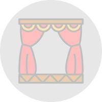 Stage Vector Icon Design