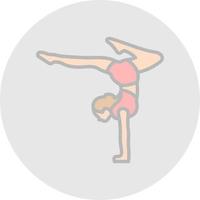 Acrobatic Vector Icon Design