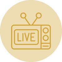 Live Music Vector Icon Design