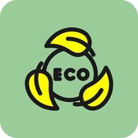 diseño de icono de vector de ecología