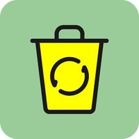 diseño de icono de vector de reciclaje