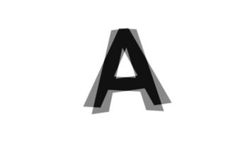 a for apple, learn letters and alphabet animation video