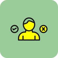 Decision Making Vector Icon Design