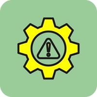 Risk Management Vector Icon Design