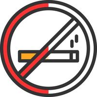 No Smoking Vector Icon Design