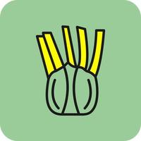 Fennel Vector Icon Design