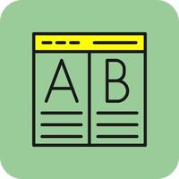 Ab Testing Vector Icon Design