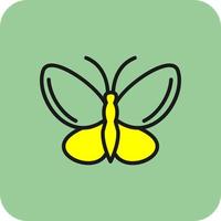 diseño de icono de vector de mariposa