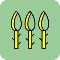 Asparagus Vector Icon Design