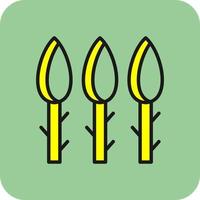 Asparagus Vector Icon Design