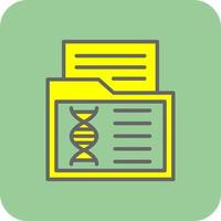 Genetic Data Vector Icon Design