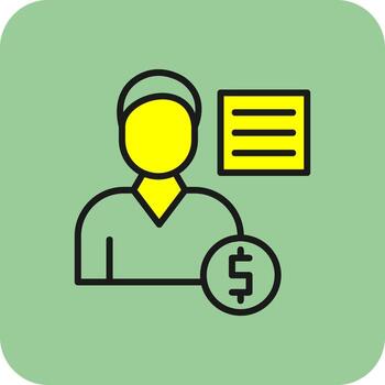 Employee Costs Vector Icon Design