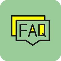 Faq Vector Icon Design