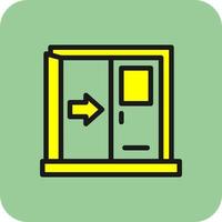 Exit Vector Icon Design