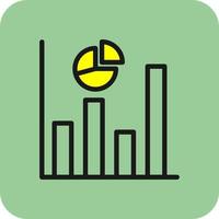 Market Forecast Vector Icon Design