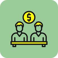 Employee Costs Vector Icon Design