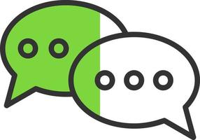 Conversation Vector Icon Design