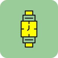 diseño de icono de vector de reloj de pulsera