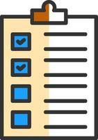 Tasks Vector Icon Design