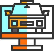 Taxi Vector Icon Design