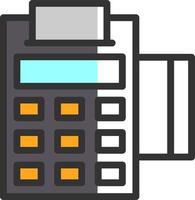 Pos Terminal Vector Icon Design