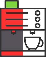 Coffee Machine Vector Icon Design