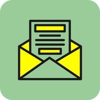 Newsletter Vector Icon Design