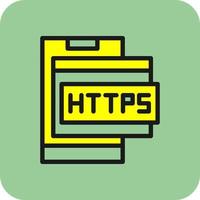 Https Vector Icon Design