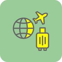 Travel Insurance Vector Icon Design