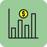 Market Prediction Vector Icon Design