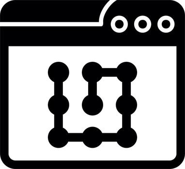 web modelo vector icono