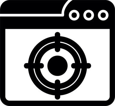 Web Target Vector Icon