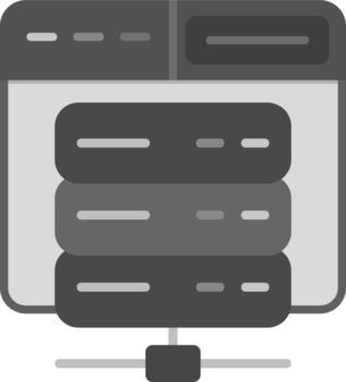 icono de vector de alojamiento web