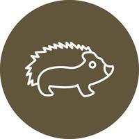 Hedgehog Vector Icon