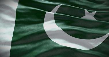 Pakistan Land Flagge winken Hintergrund, 4k Hintergrund Animation video