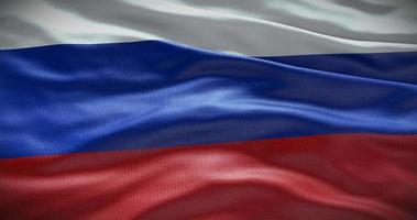 Russland Land Flagge winken Hintergrund, 4k Hintergrund Animation video