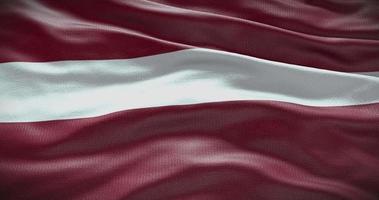 Letônia país bandeira acenando fundo, 4k pano de fundo animação video