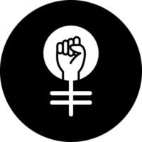 feminismo vector icono