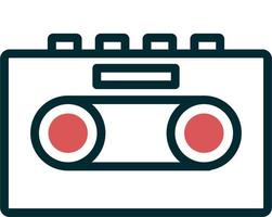 Tape Recorder Vector Icon