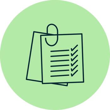 icono de vector de documento